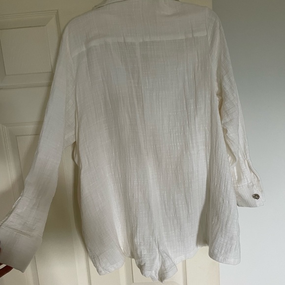 Maurie and Eve long sleeve linen romper, never worn, size 4 - Picture 7 of 7
